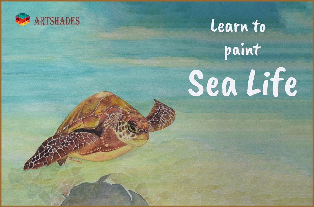 Learn Marine life Painting at ArtShades In WaterColours